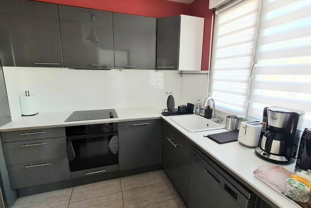 Апартаменти Appart Cosy & Spacieux-Metro7 Louis-Aragon+Parking Вітрі-сюр-Сен Екстер'єр фото
